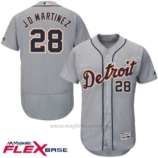 Maglia Baseball Uomo Detroit Tigers Jd Martin Flex Base Autentico Collezione